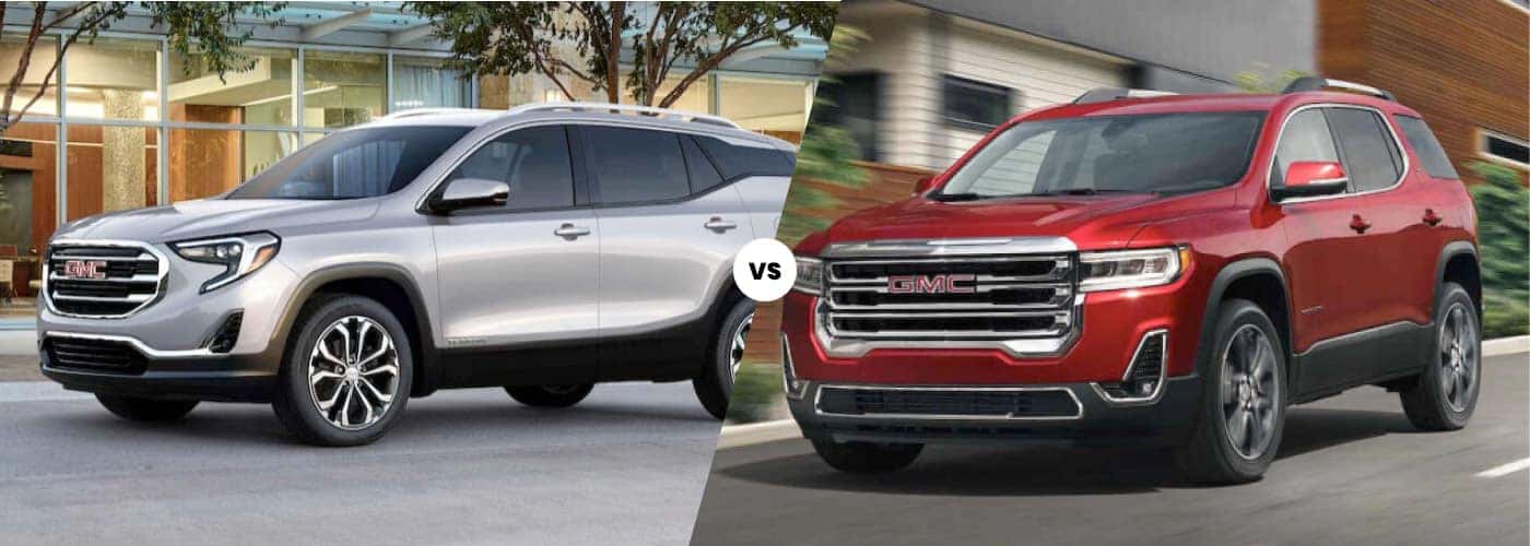 2021 GMC Terrain Vs 2021 GMC Acadia Capitol GMC