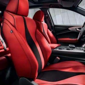 interior of 2021 Acura TLX available at Acura Pickering