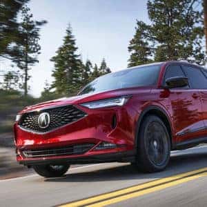 2022 Acura MDX Red Exterior - Acura Pickering