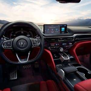 2022 Acura MDX Red Interior - Acura Pickering