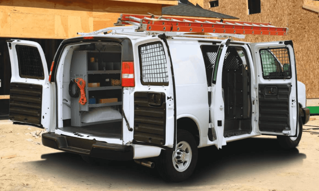 Masterack Commercial Van Equipment Ladder Rack Interior Shelving