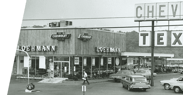 Old Chevrolet Dealership Exterior