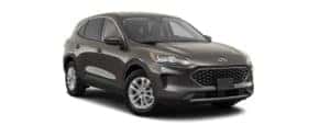 A black 2020 Ford Escape is facing right.