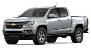 A silver 2022 Chevy Colorado Z71 is angled left.