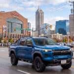 New Chevy Colorado driving Indianapolis