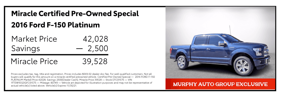 Certified Preowned Special