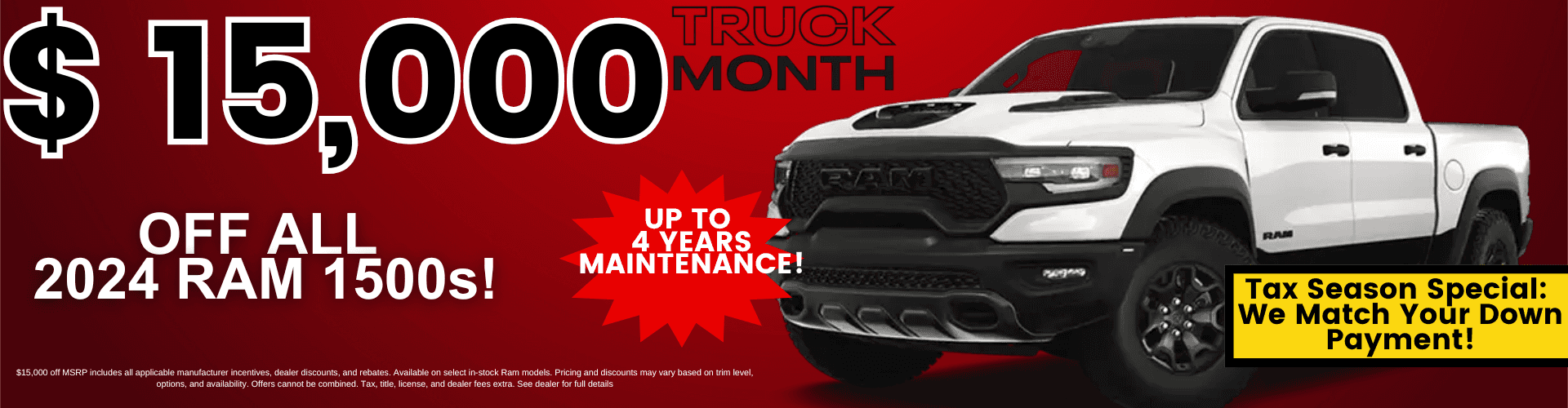 2024 Ram 1500 offer