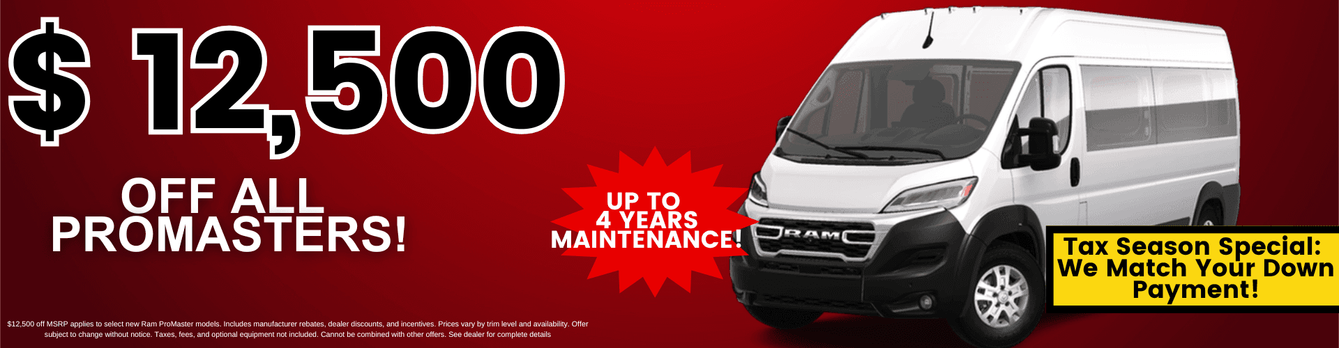 ProMaster offer