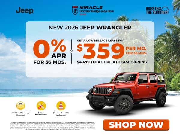New 2026 Jeep Wrangler Offer
