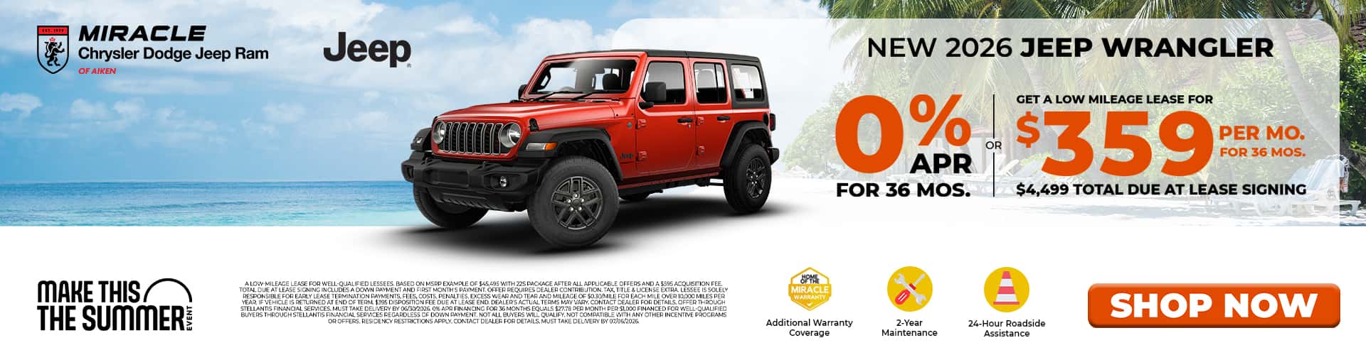 jeep special july 6th