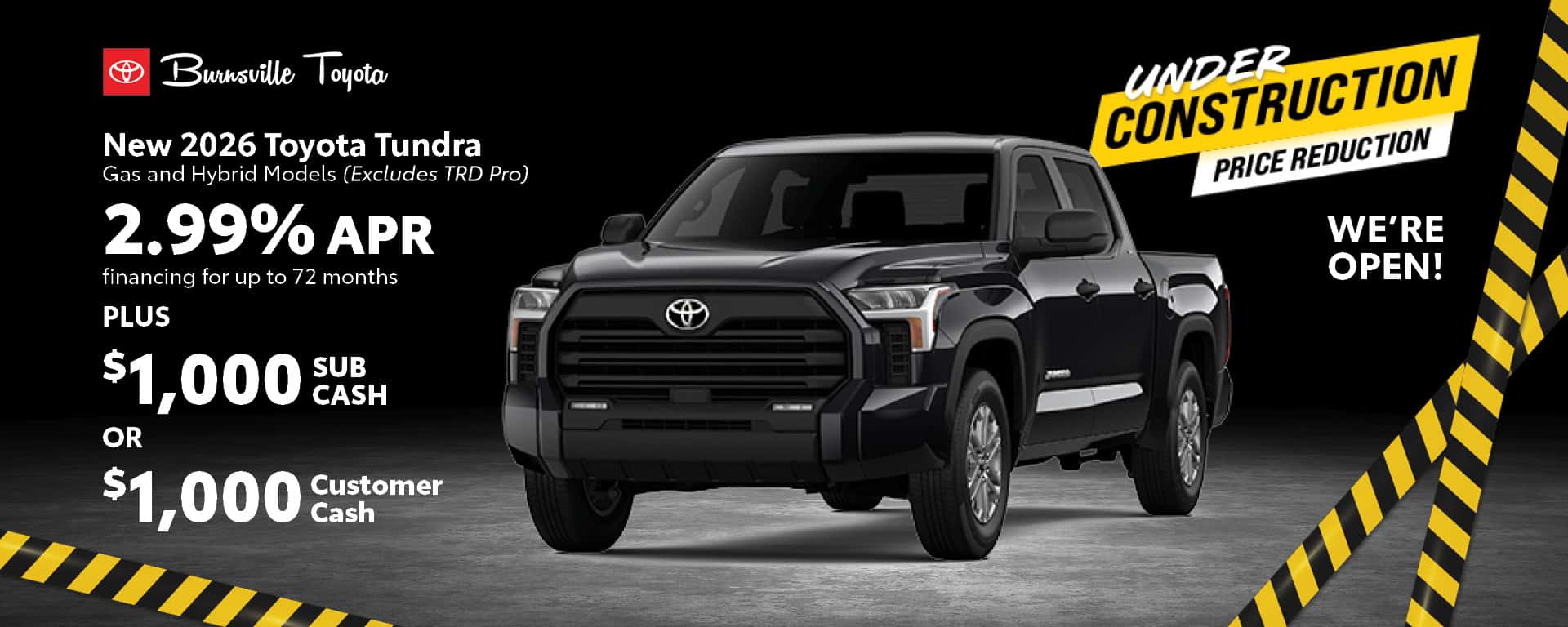 New 2026 Toyota Tundra