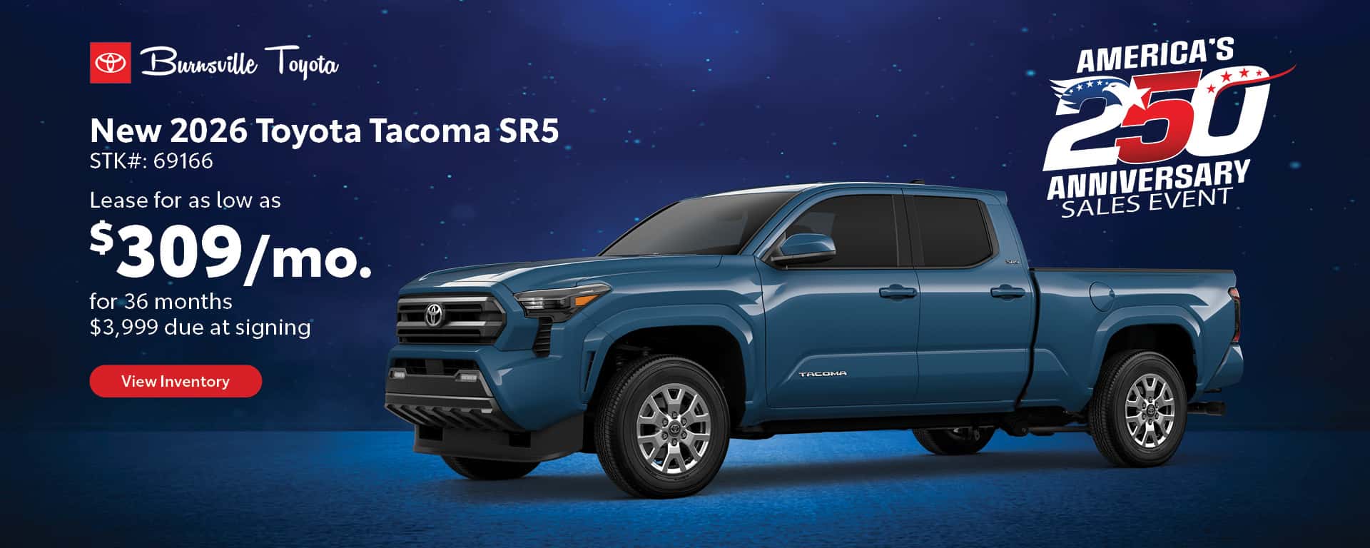New 2026 Toyota Tacoma SR5