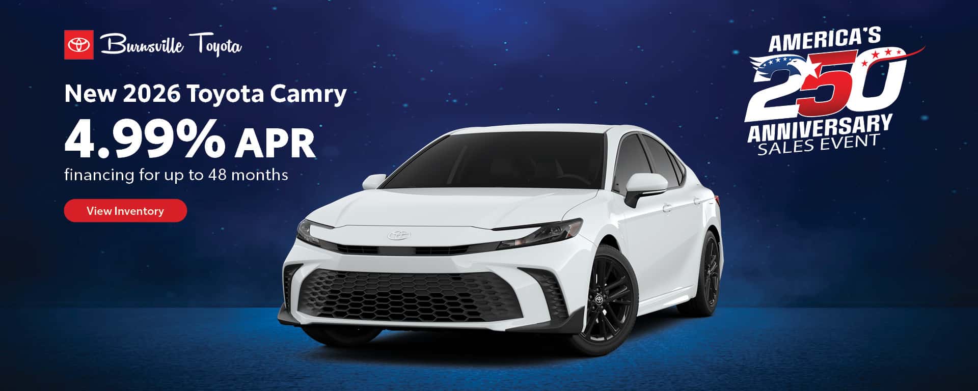 Save on a New 2026 Toyota Camry