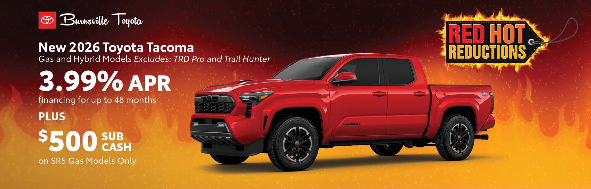 New 2026 Toyota Tacoma Gas And Hybrid Models