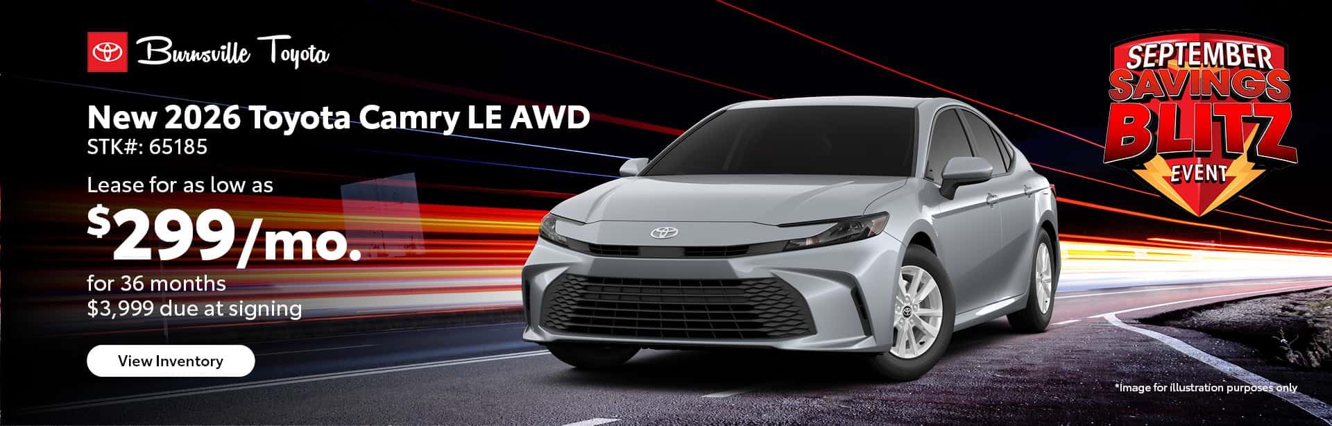 New 2026 Toyota Camry LE AWD