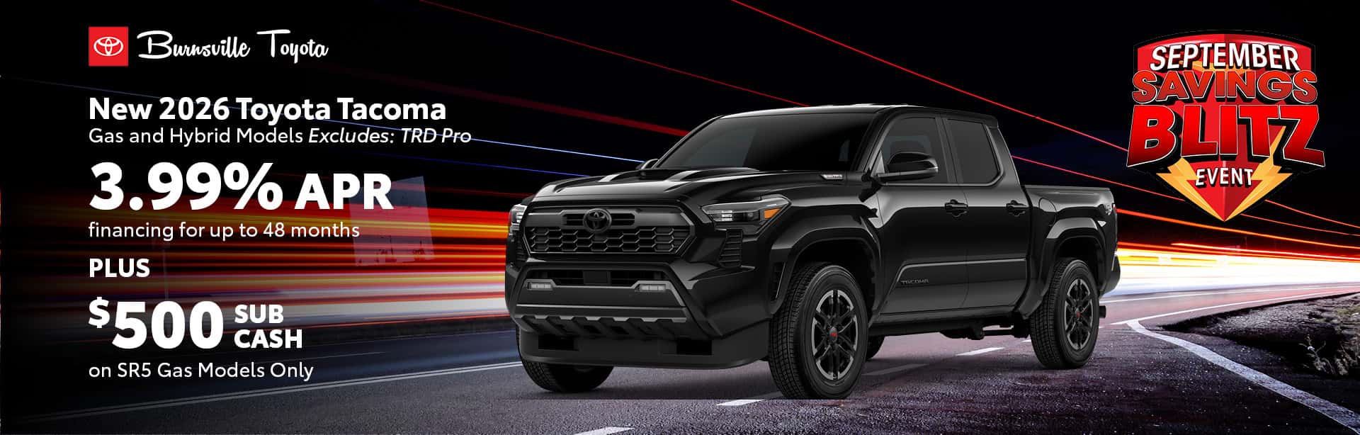 New 2026 Toyota Tacoma Gas And Hybrid Models