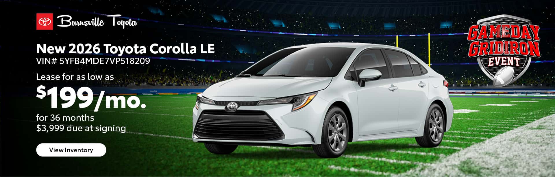 New 2026 Toyota Corolla LE