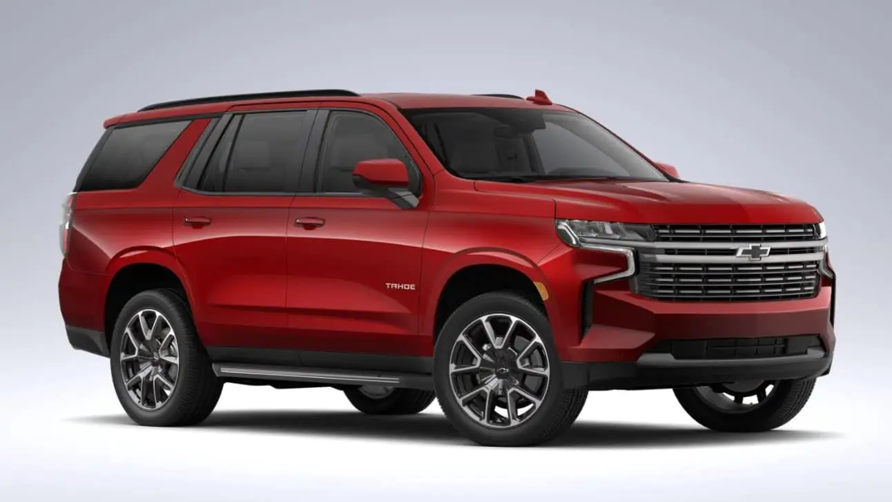 2022 Chevy Tahoe Cherry Red