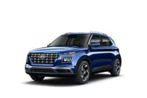2022 Hyundai Venue Intense Blue exterior color