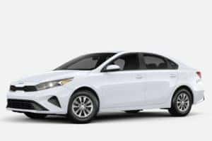 2022 kia forte clear white color