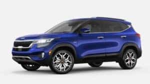 2022 Kia Seltos Neptune Blue exterior color