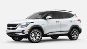 2022 Kia Seltos Snow White Pearl exterior color