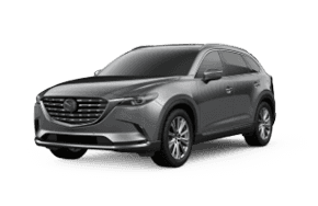 2021 Mazda CX-9 Signature in the color Machine Gray.