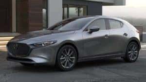 2022 Mazda 3 Hatchback Machine Gray Metallic exterior color