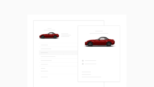 Mazda Pricing Sheet