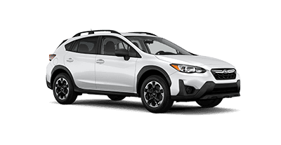 2021 Subaru Crosstrek in the color Crystal White Pearl