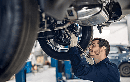 Service technician working on some repairs