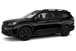 2022 Subaru Ascent Crystal Black Silica exterior color