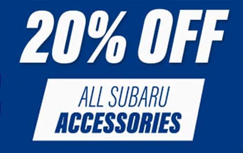 20% Off all Subaru accessories