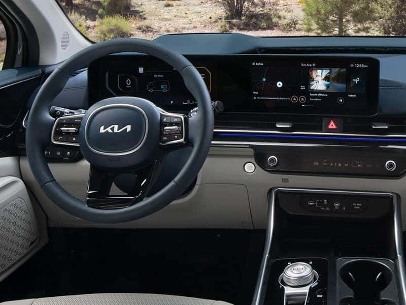 2026 Kia Carnival Hybrid Minivan Interior Comfort Features and Technology