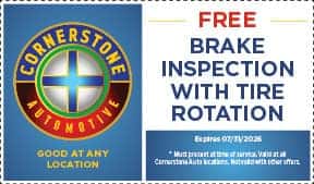 FREE Brake Inspection With Tire Rotation Service Coupon