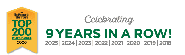 TOP 200 WORKPLACES 2026 Celebrating 9YEARS IN A ROW! 2025 | 2024 | 2023 | 2022 | 2021 |