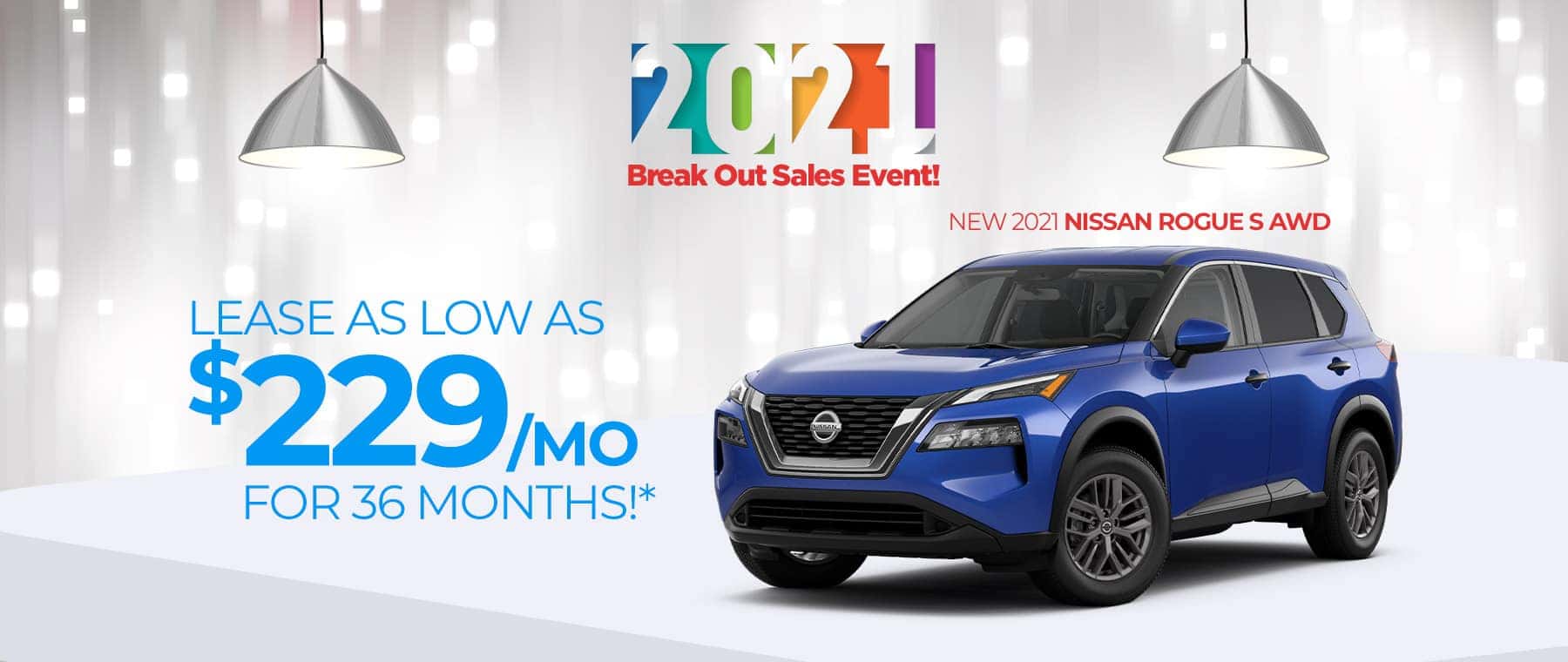 Special lease offer on a new 2021 Nissan Rogue near near near New Albany, Indiana