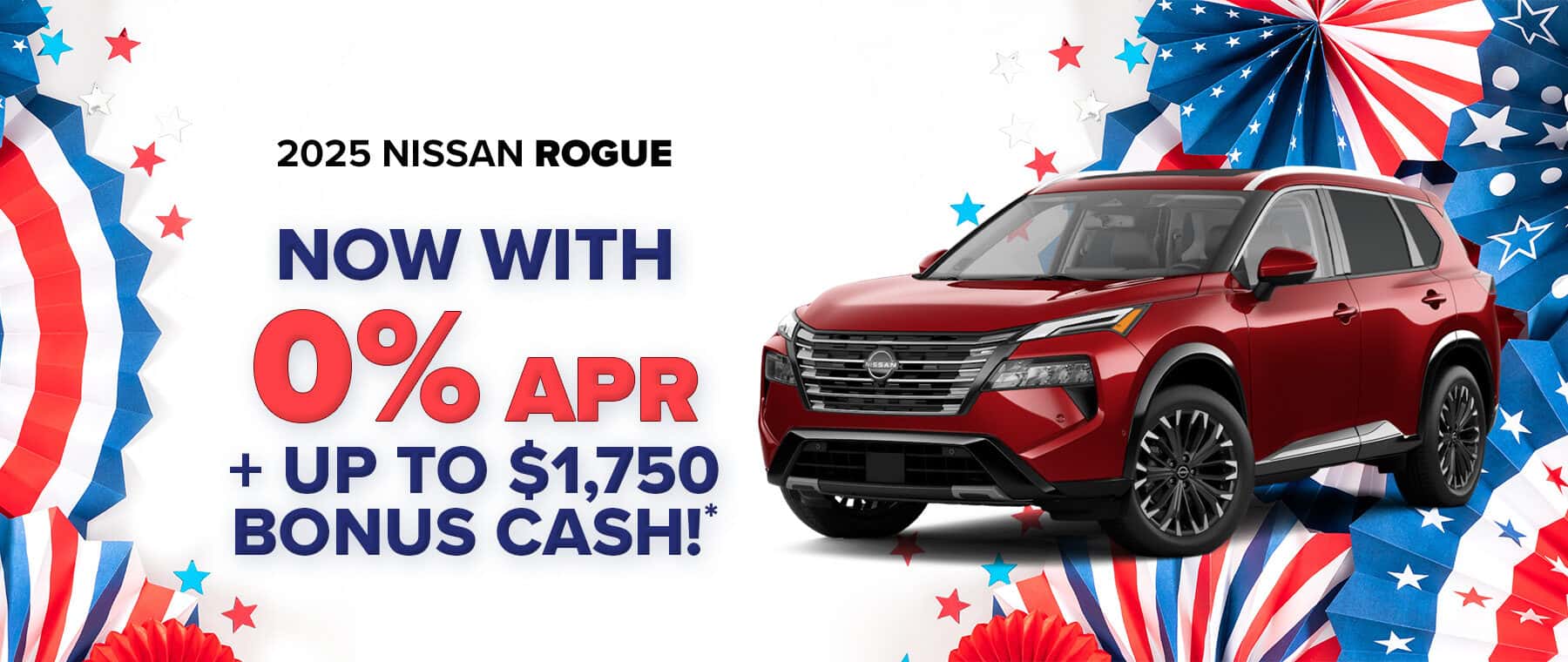 Best Finance rates on a new Nissan Rogue near Elizabethtown, Kentucky
