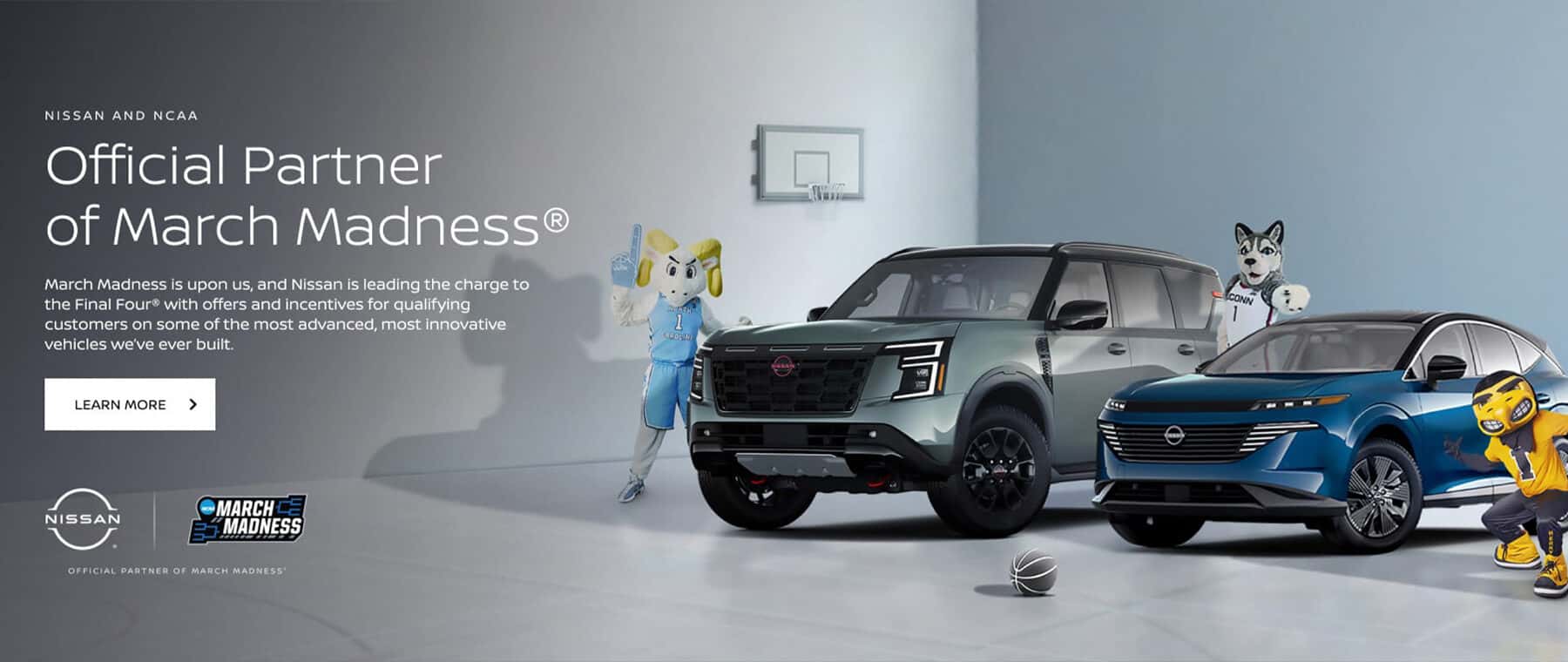 Nissan and NCAA Official Partner of March Madness