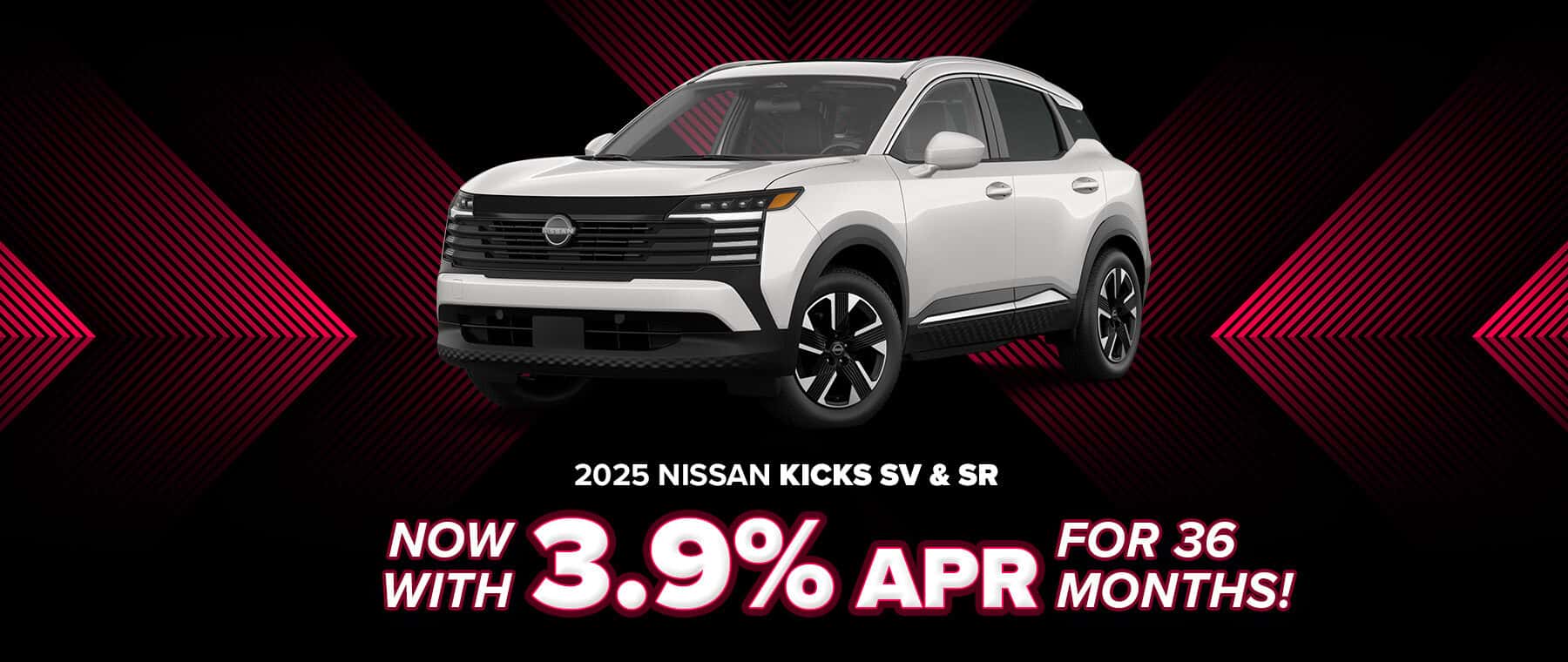 Get the new 2025 Nissan Kicks at Coyle Nissan in Clarksville, Indiana.