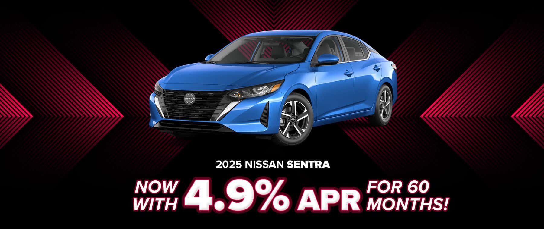 Special financing on a New Nissan Sentra near Columbus, Indiana