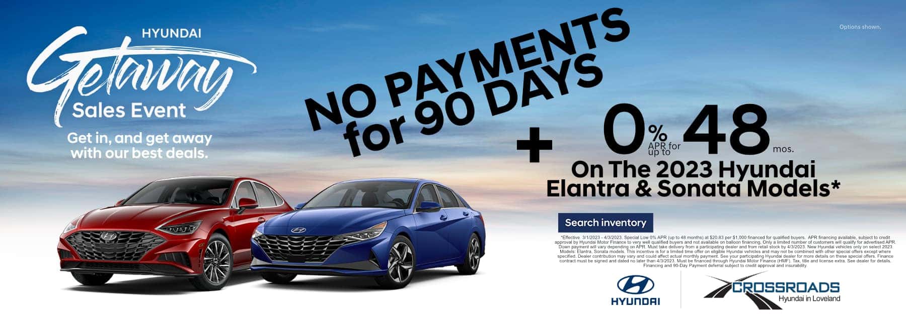 March_2023 0% APR FINANCING  GETAWAY SALES EVENT LH