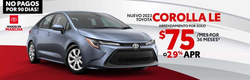 <center><strong>Nuevo 2023 Toyota Corolla LE</strong></center>