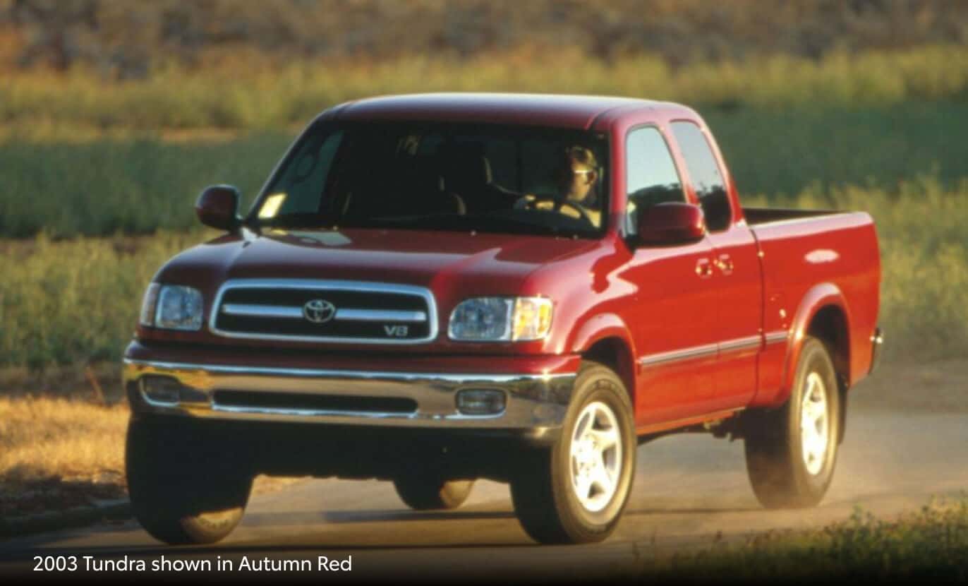 Toyota Tundra Color Options Over Time #1