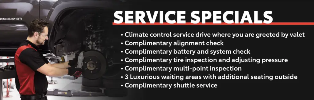 Toyota Service Specials To Save Big | East Coast Toyota