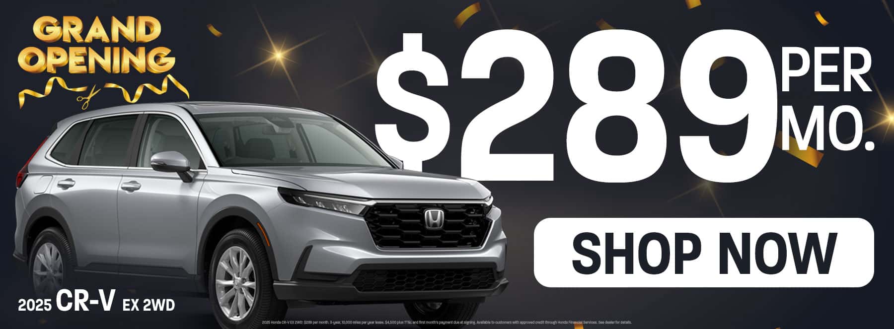 2025 Honda CR-V available for $289 per month in Oklahoma City, OK