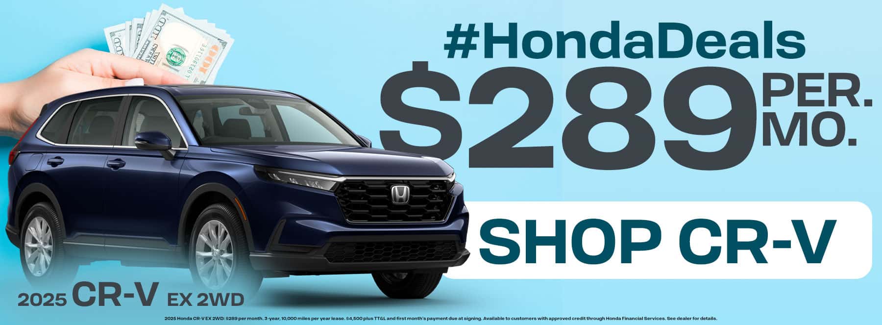 2025 Honda CR-V available for $289 per month in Oklahoma City, OK