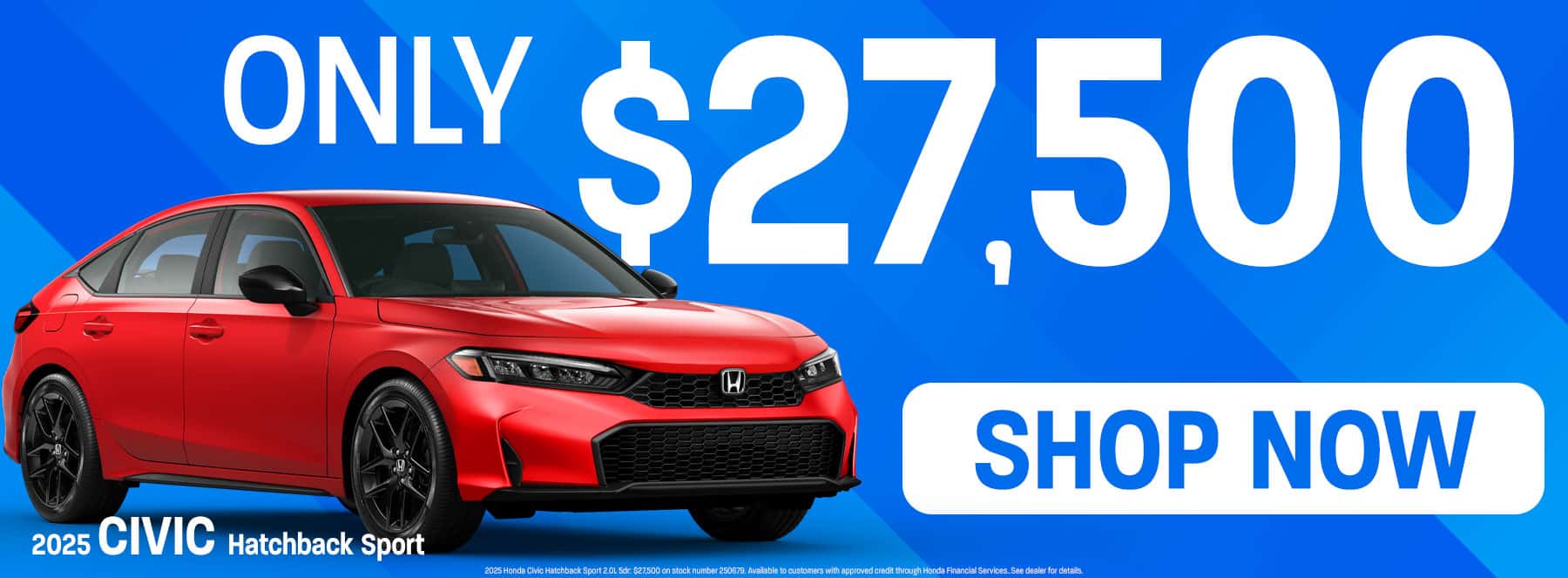 2025 Honda Civic available for $27,500 in Oklahoma City, OK