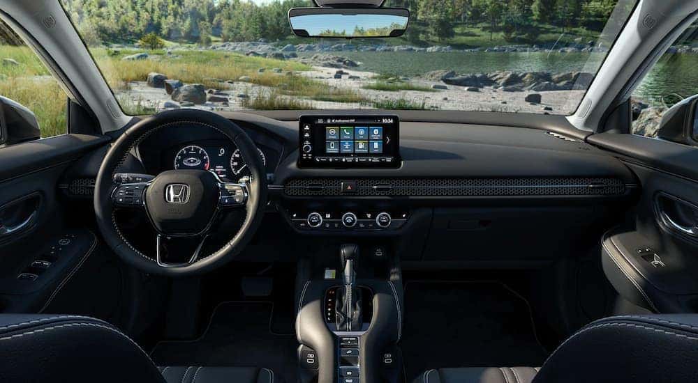 The front interior of a 2025 Honda HR-V EX-L.