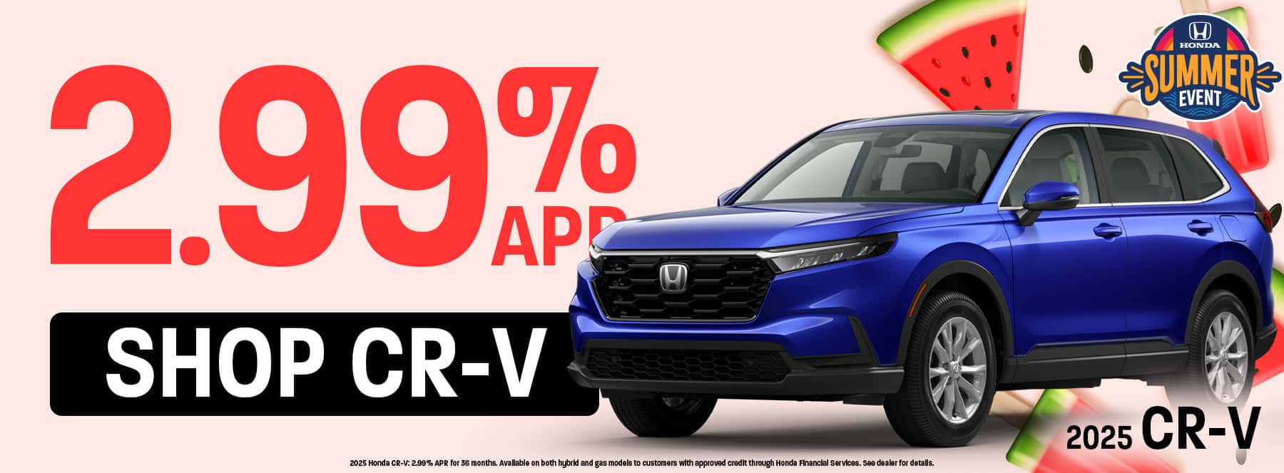 2025 HondaCR-V available for 2.99% APR in Oklahoma City, OK